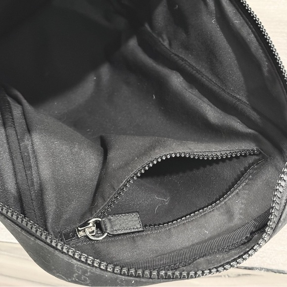 GUCCI Logo Leather Logo Nylon schoolbag Backpack Black - Picture 14 of 14